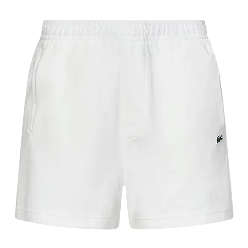 Lacoste , Lacoste Shorts White ,White male, Sizes: