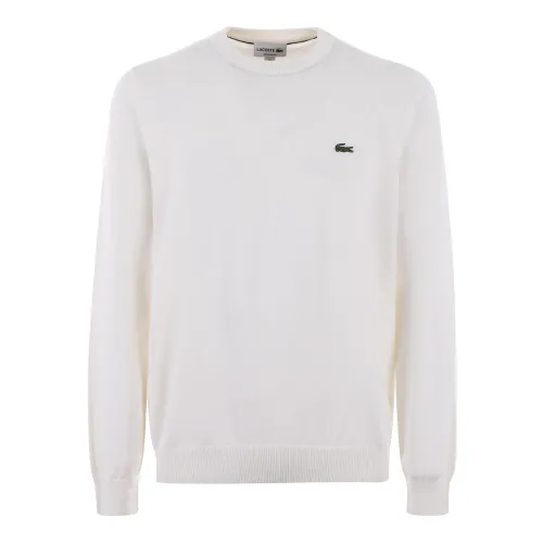 Lacoste , Lacoste Sweaters White ,White male, Sizes: