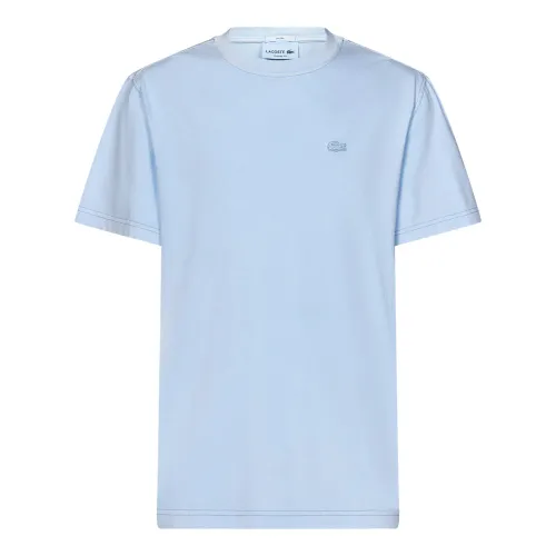 Lacoste , Lacoste T-shirts and Polos Clear Blue ,Blue male, Sizes:
