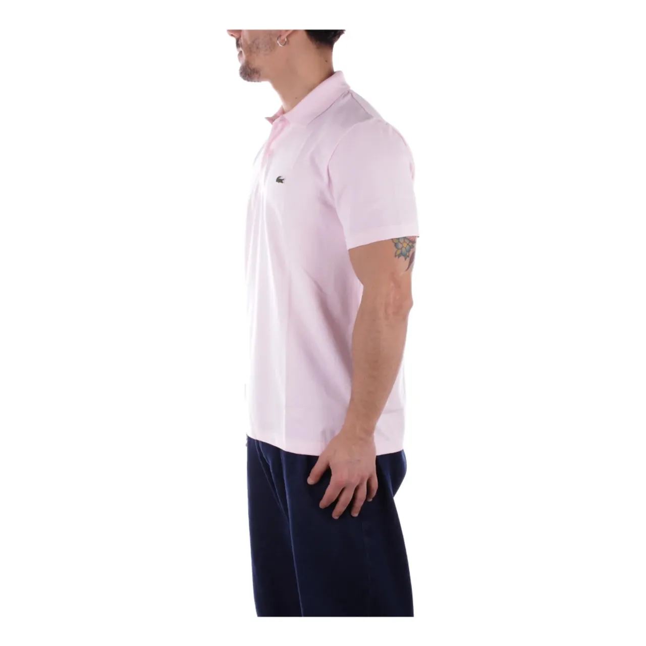 Lacoste , Lacoste T-shirts and Polos Pink ,Pink male, Sizes: