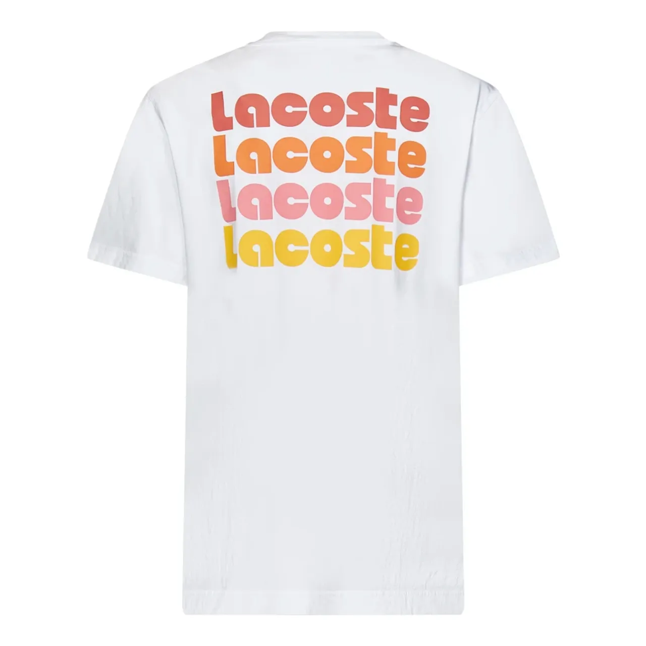 Lacoste , Lacoste T-shirts and Polos White ,White male, Sizes: