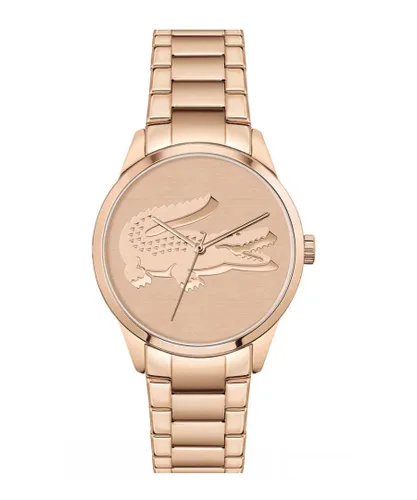 Lacoste Ladycroc WoMens Rose Gold Watch 2001172 Stainless Steel - One Size