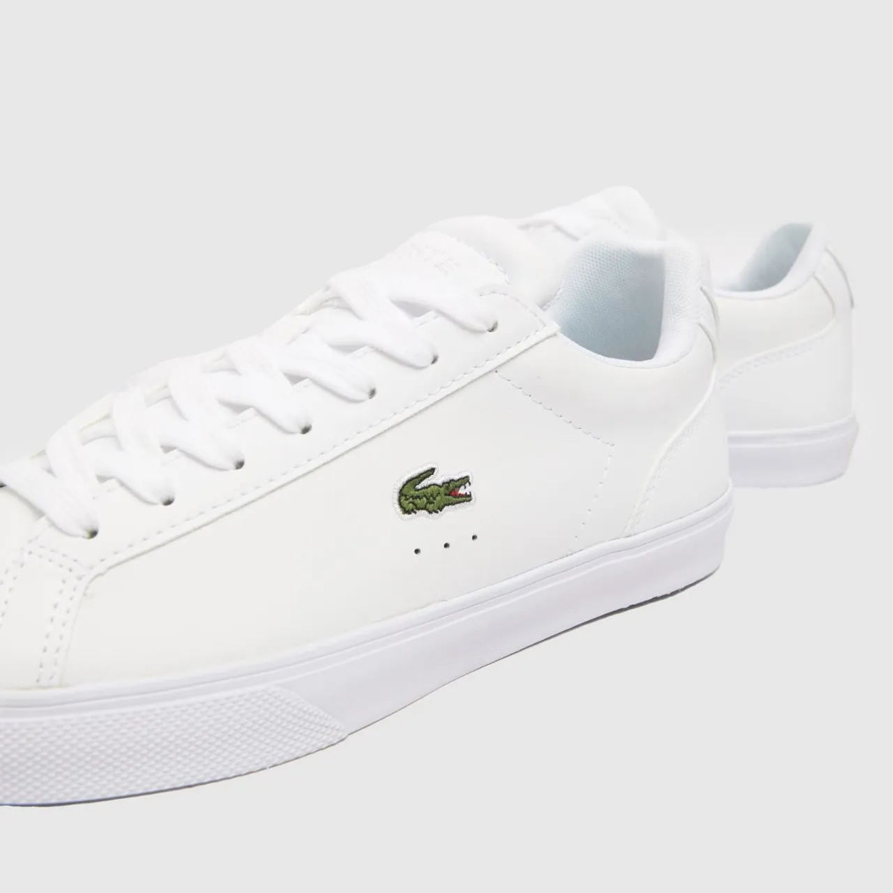 Lacoste Lerond Pro Leather Trainers In White