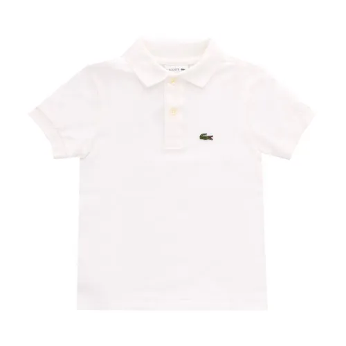 Lacoste , Light and Natural White T-Shirt ,White male, Sizes: