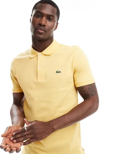 Lacoste logo polo shirt in yellow