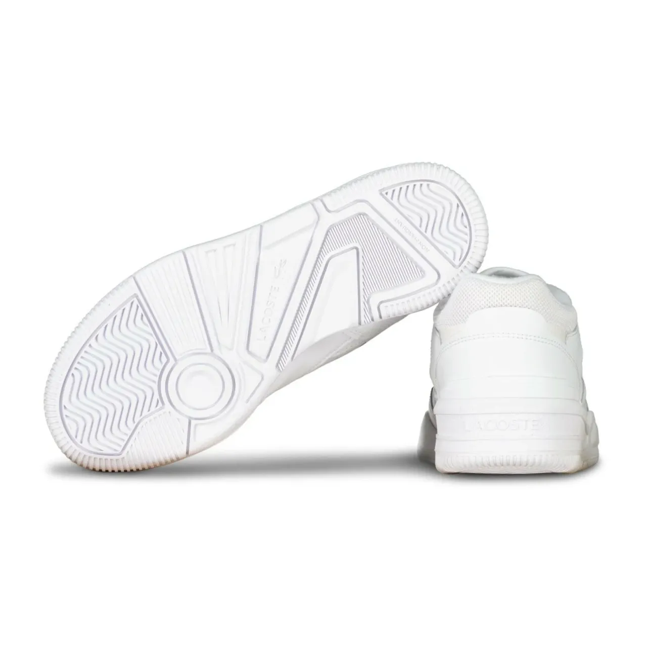 Lacoste , Logo Sneaker in Matte Leather ,White female, Sizes: