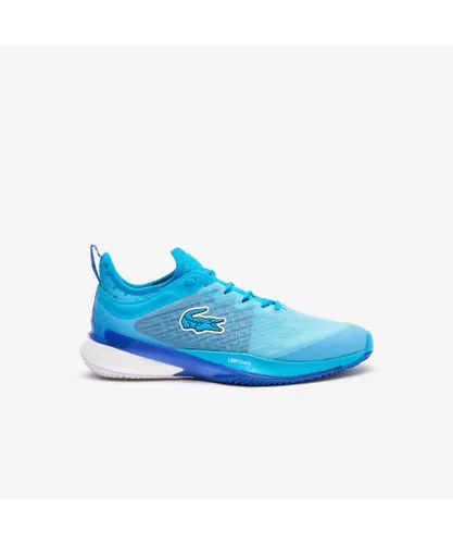 Lacoste Mens AG-LT23 Lite Trainers in Blue Mesh