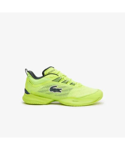 Lacoste Mens AG-LT23 Ultra Trainers in Lime - Lime Green Mesh