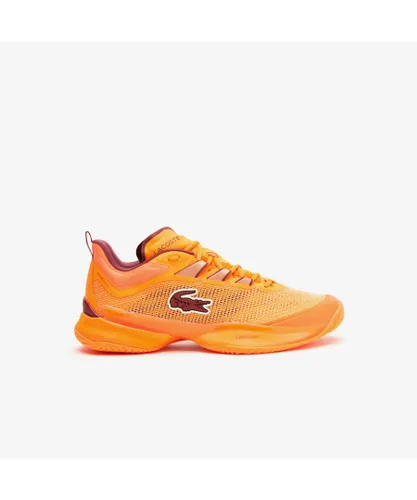 Lacoste Mens AG-LT23 Ultra Trainers in Orange Mesh