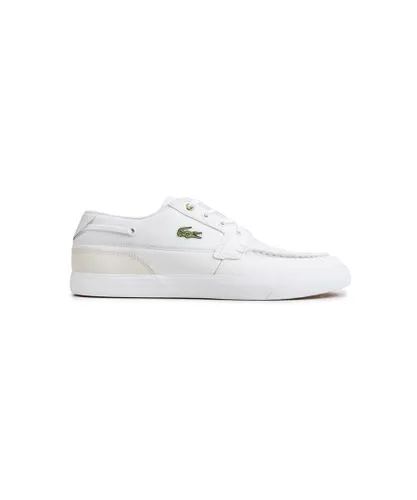 Lacoste Mens Bayliss Deck Trainers - White