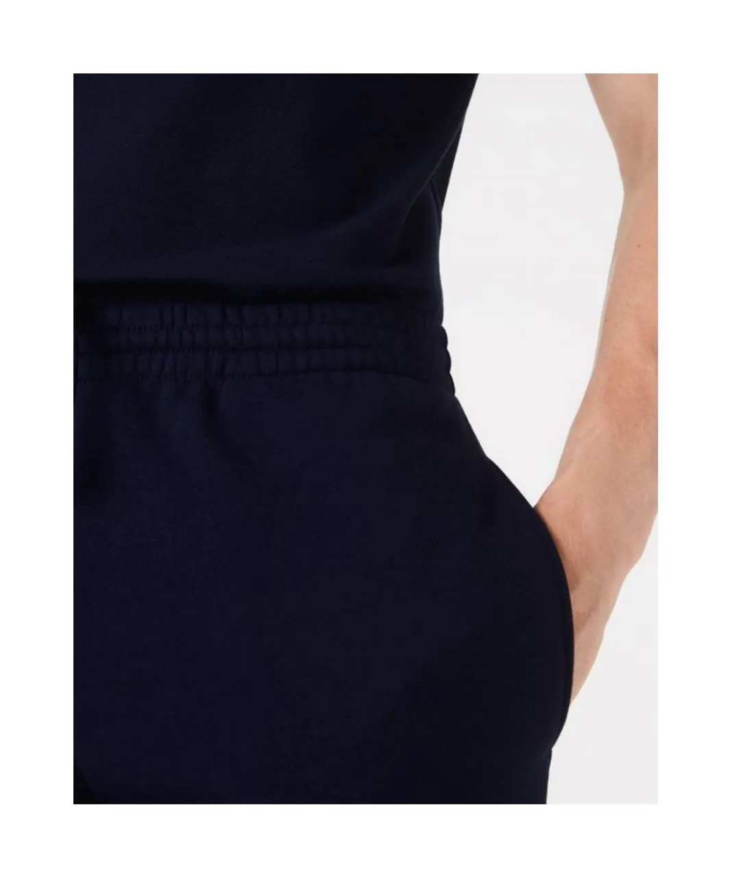 Lacoste Mens fleece shorts - Navy Cotton