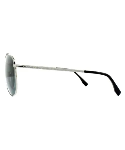 Lacoste Mens Luxurious Aviator Polarized Sunglasses - Grey
