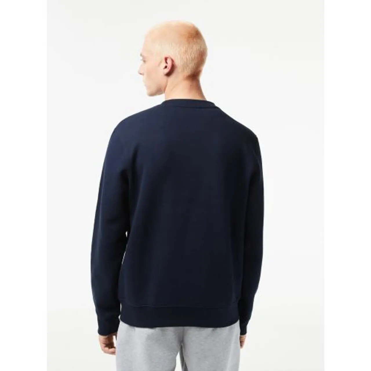 Lacoste Mens Navy Blue Cotton  Sweatshirt