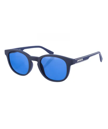 Lacoste Mens Oval shaped acetate sunglasses L3644S men - Blue - One
