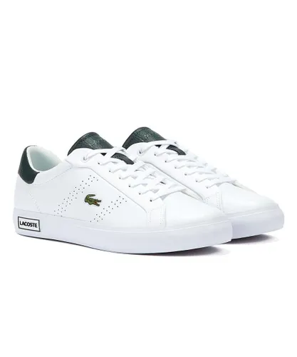 Lacoste Mens Powercourt 2.0 Trainer - White Leather