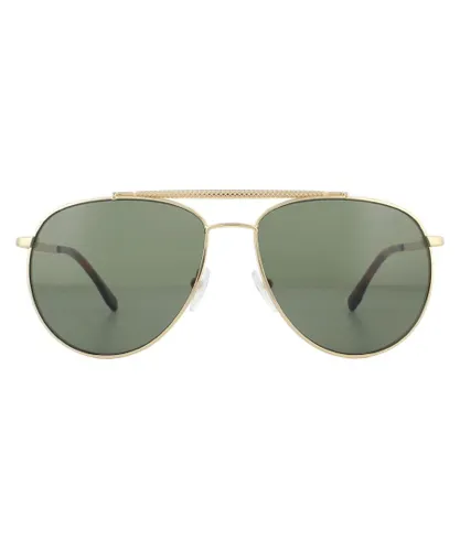 Lacoste Mens Sunglasses L177S 714 Gold Grey Metal - One