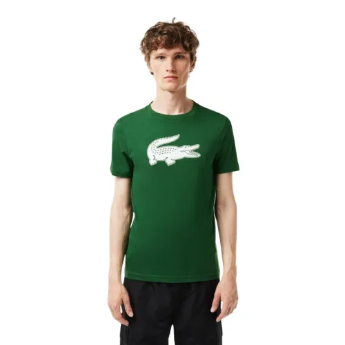 Lacoste , Mens Tee Shirt - Lacoste ,Green male, Sizes: