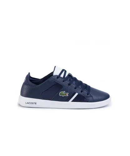 Lacoste Novas 120 1 SMA Mens Navy Blue Trainers Leather (archived)
