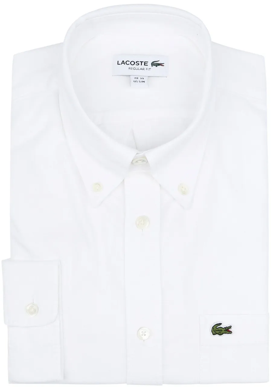 Lacoste Oxford Shirt White