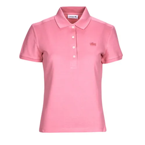 Lacoste  PF5462  women's Polo shirt in Pink