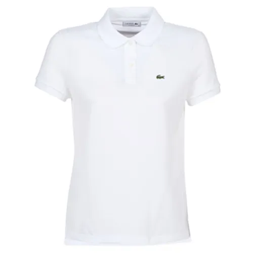 Lacoste  PF7839  women's Polo shirt in White