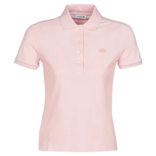 Lacoste  PH5462 SLIM  women's Polo shirt in Pink