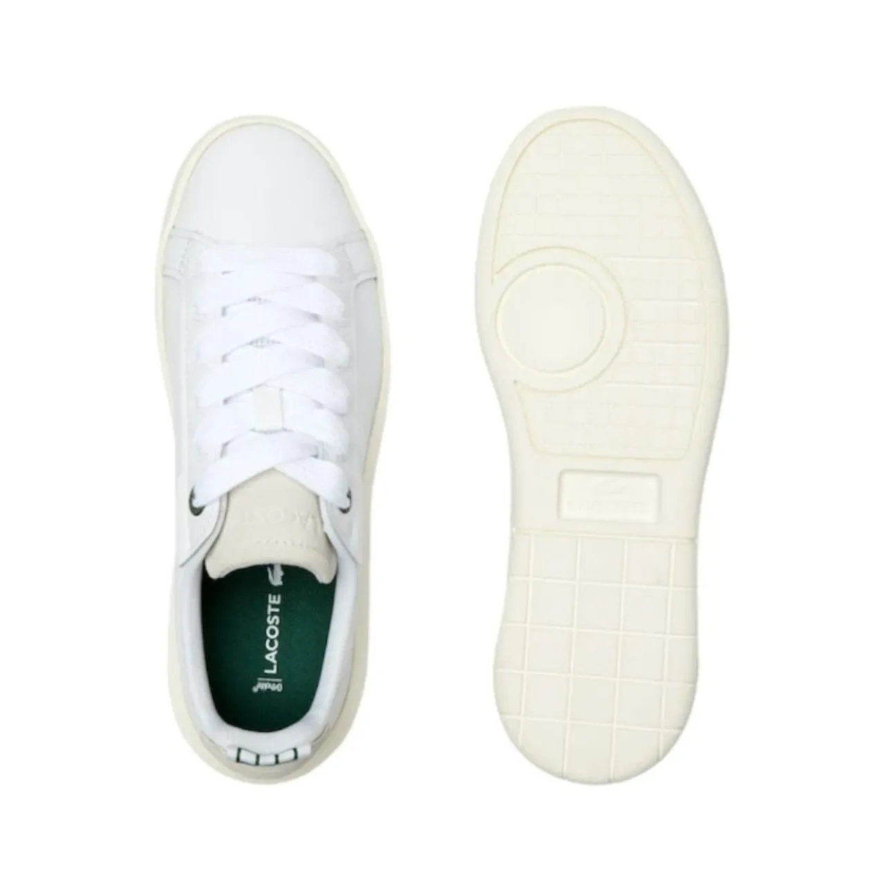 Lacoste , Plat 65T Leather Sneakers ,White female, Sizes: