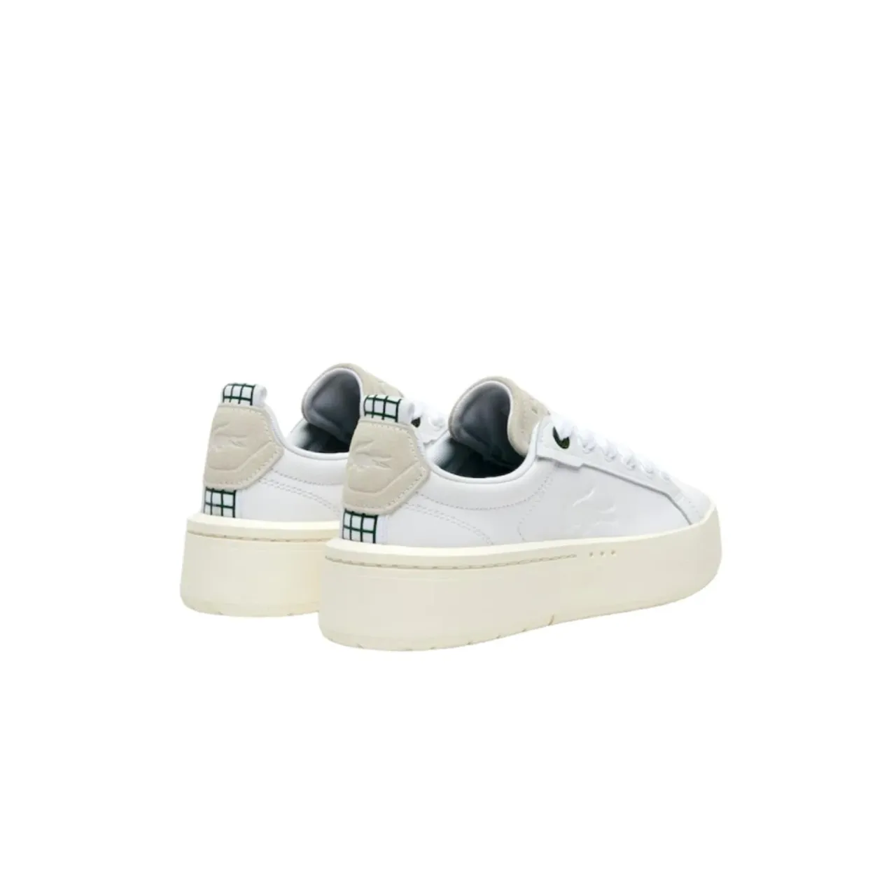 Lacoste , Plat 65T Leather Sneakers ,White female, Sizes: