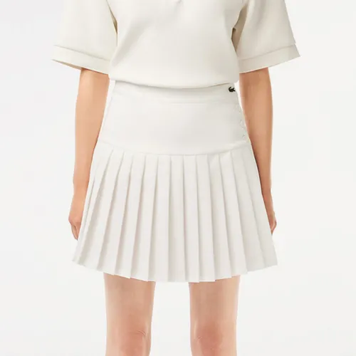 Lacoste Pleated Twill Mini Skirt - EU 42/