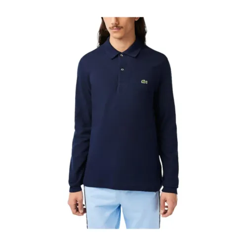 Lacoste , Polo Classic Fit Long Sleeve ,Blue male, Sizes: