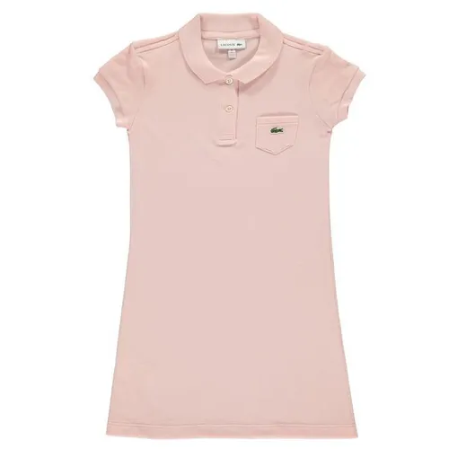 Lacoste Polo Shirt Dress - Pink
