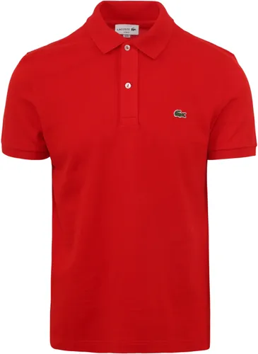 Lacoste Polo Shirt Pique Red