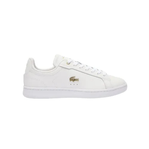 Lacoste , Premium Leather Carnaby Pro Sneakers ,White female, Sizes: