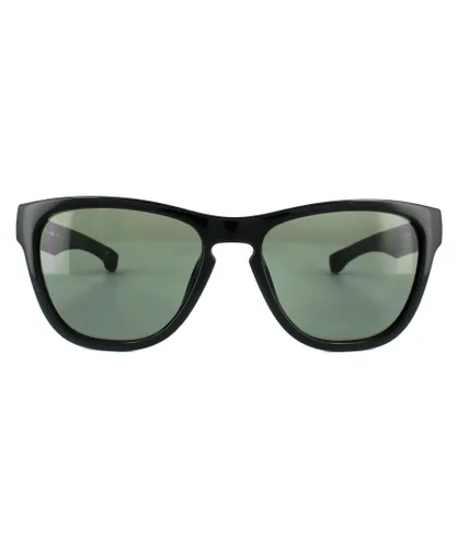 Lacoste Rectangle Unisex Black Green Sunglasses - One