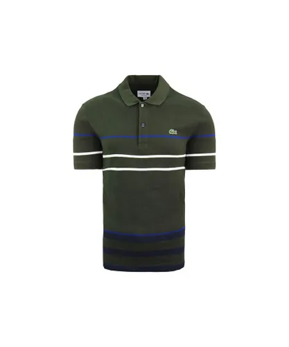 Lacoste Regular Fit Mens Green Polo Shirt Cotton