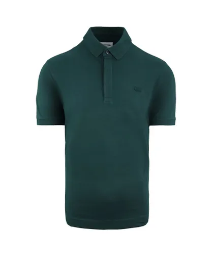 Lacoste Regular Fit Mens Green Polo Shirt Cotton