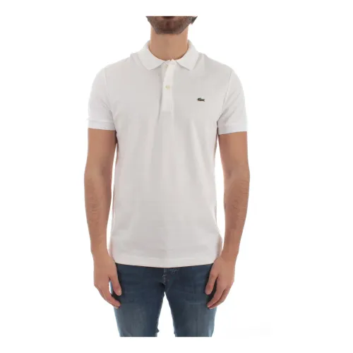 Lacoste , Regular Fit Pima Cotton Polo Shirt ,White male, Sizes:
