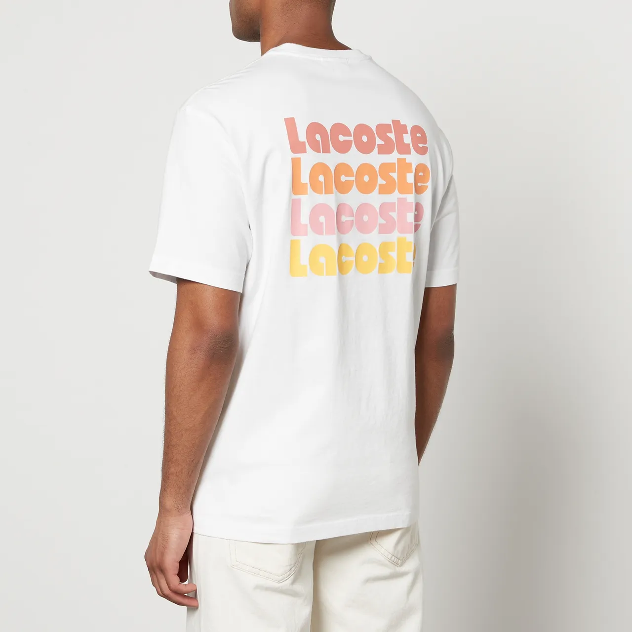 Lacoste Repeated Logo Cotton-Jersey T-Shirt