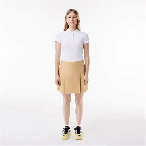 Lacoste Short Pleated Skirt - Beige
