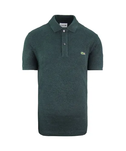 Lacoste Slim Fit Mens Green Polo Shirt Cotton