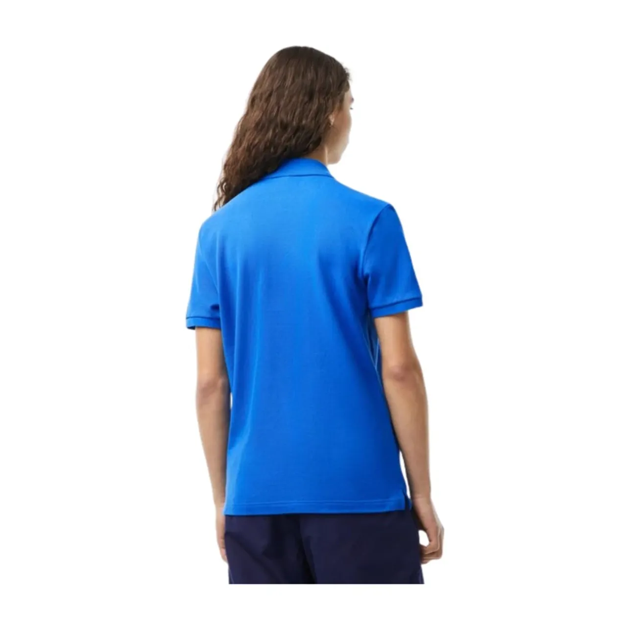 Lacoste , Slim Fit Short Sleeve Polo ,Blue female, Sizes: