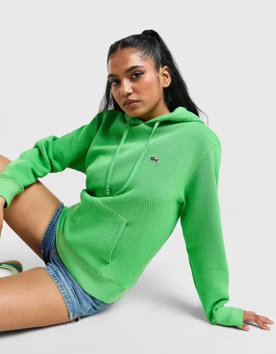 Lacoste Small Logo Hoodie - Green - Womens