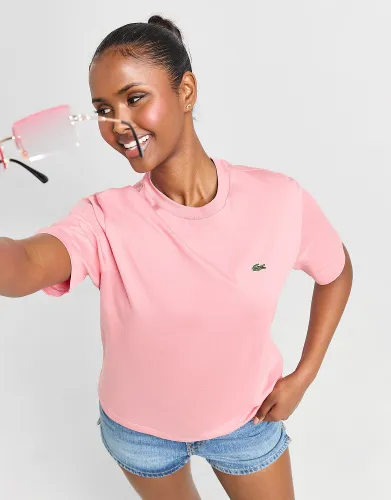 Lacoste Small Logo T-Shirt - Pink - Womens