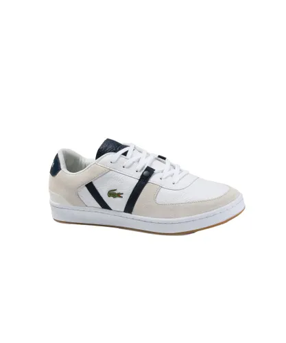 Lacoste Splitstep 120 2 SM Mens White Trainers Leather