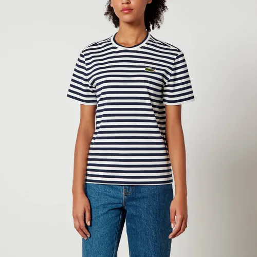 Lacoste Striped Cotton-Jersey T-Shirt - EU 34/