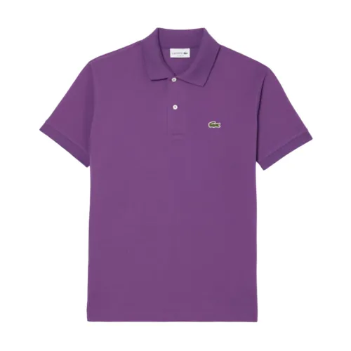 Lacoste , Stylish T-shirts and Polos ,Purple male, Sizes: