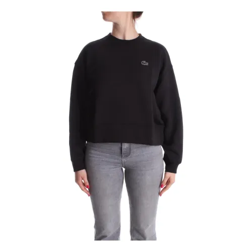Lacoste , Sweatshirt ,Black female, Sizes: