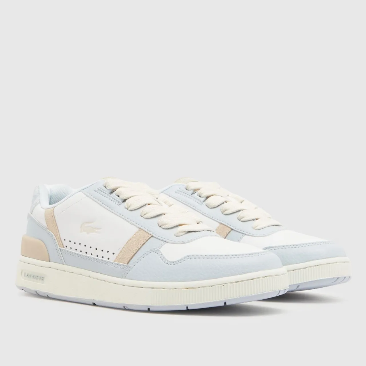 Lacoste T-clip Monogram Touch Trainers In Multi