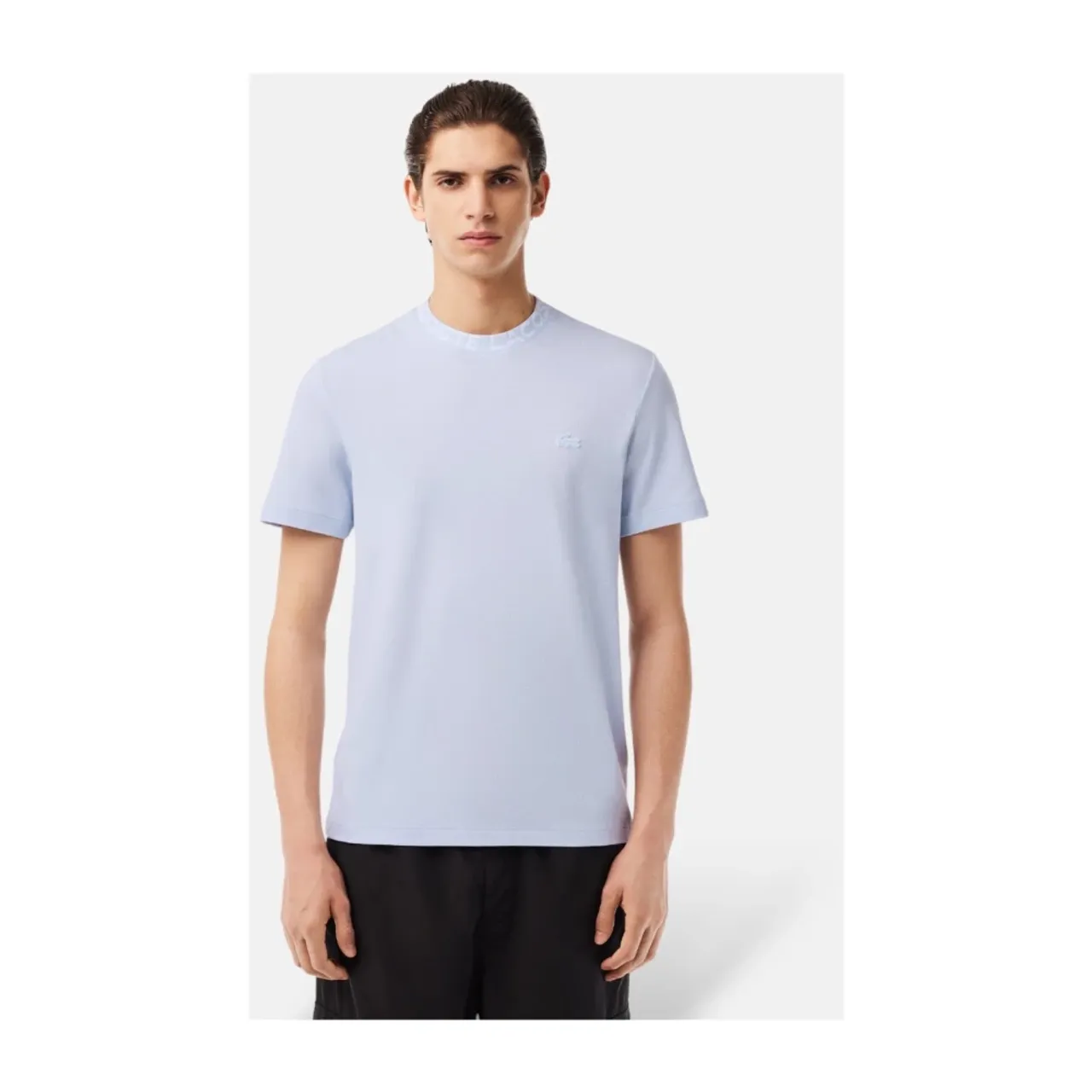 Lacoste , T-Shirts ,Blue male, Sizes: