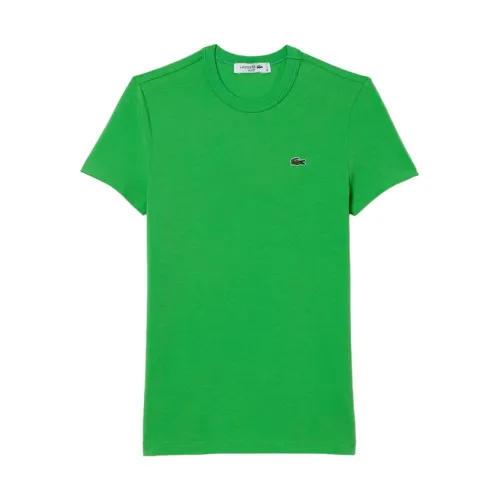 Lacoste , T-Shirts ,Green female, Sizes: